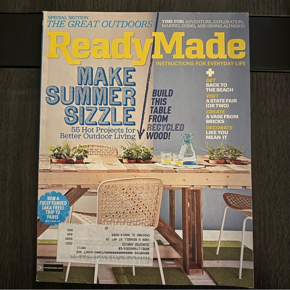 ReadyMade Magazine June / July 2010